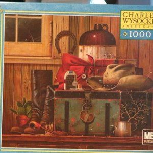 Wysocki Travelling COWBOY Jigsaw Puzzle 1000 Pieces COMPLETE (P174)